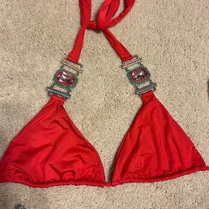 Beach Bunny Original Material Girl Top Coral size M/L RESERVED @mermaidinmalibu